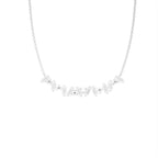 18K Bespoke Baguette Diamond Pendant — BACK