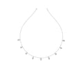 14K Bold Round Tennis Diamond Necklace — TOP