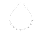 14K Bold Round Tennis Diamond Necklace — TOP