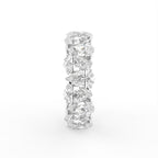 vimg:FJ3270|vimg:FJ3274|vimg:FJ3282|vimg:FJ3284|vimg:FJ3285|14K White Gold Full Eternity Pear Diamond Ring — SIDE