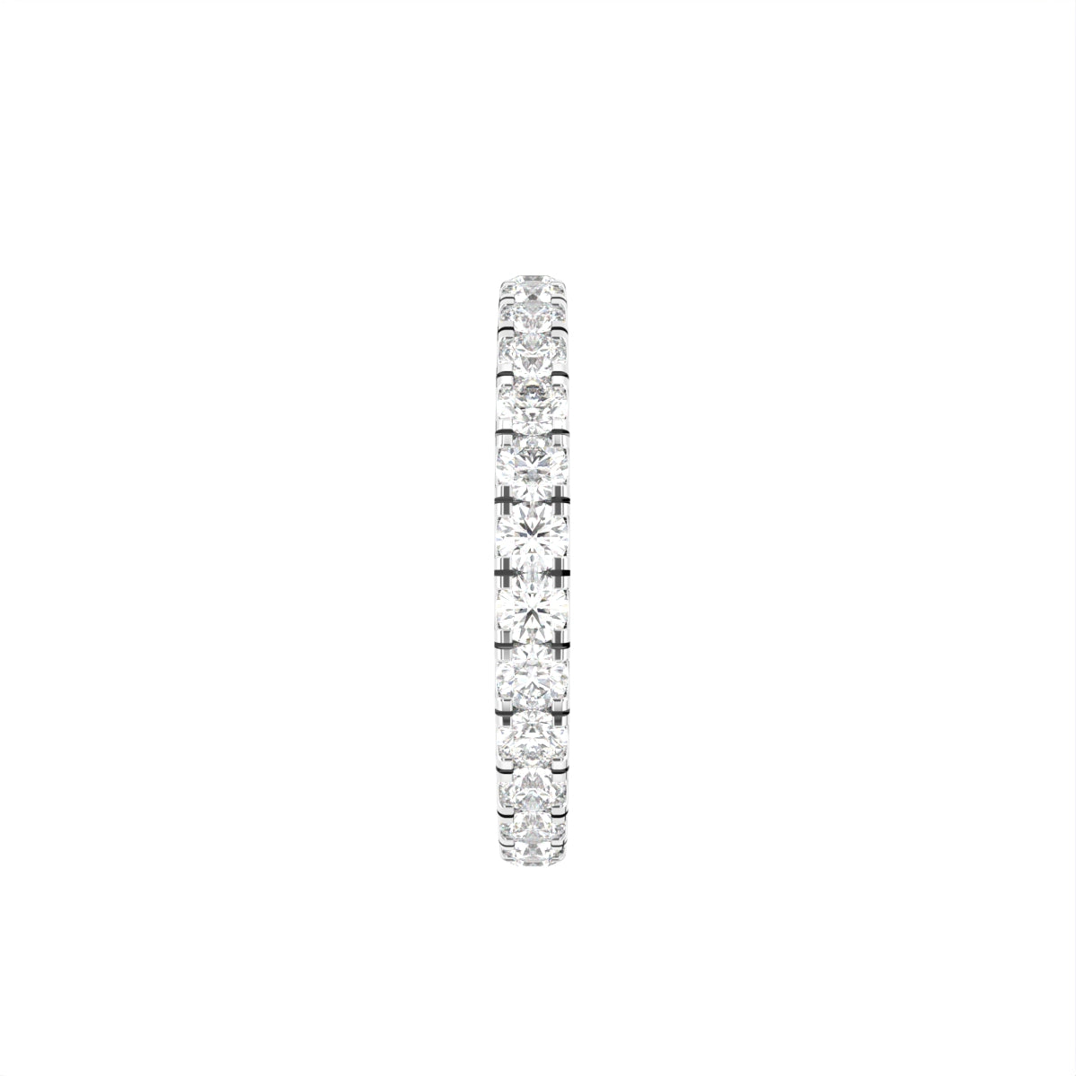 18K Eternity Diamond Ring — SIDE