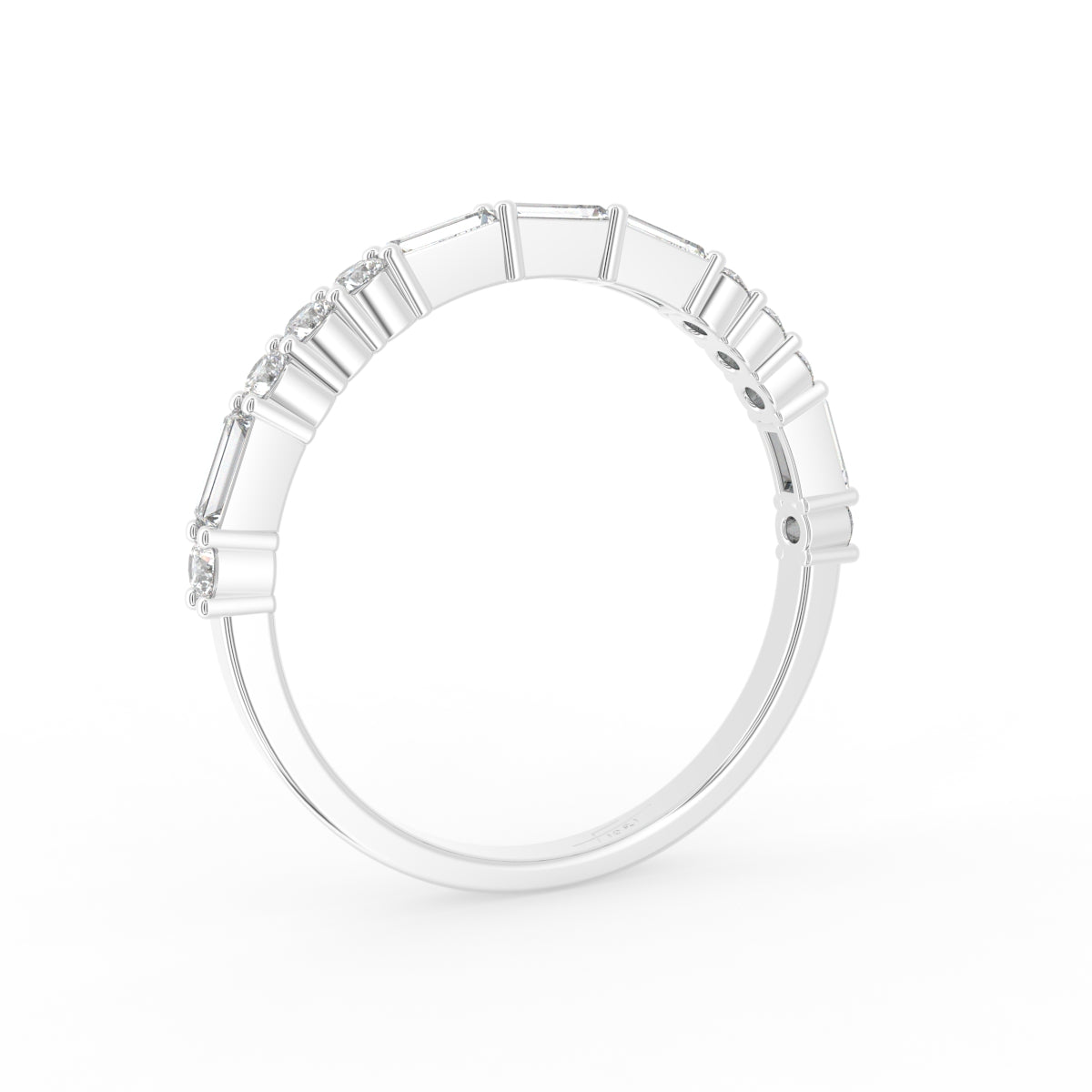 18K Eternity Diamond Ring — 3D VIEW