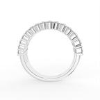 18K Round Diamond Statement Ring — FRONT