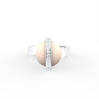 Sterling Silver Diamond Ring — TOP