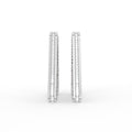 Sterling Silver Diamond Earrings — TOP