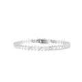 14K White Gold Tennis Marquise Diamond Bracelet — TOP