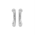 18K Pave Diamond Earrings — BACK