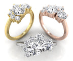 18K Bespoke Diamond Ring — 3 COLOR