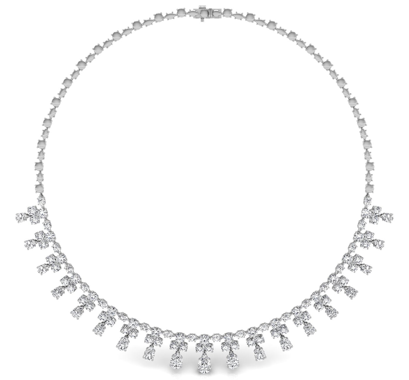 18K Minimalist Diamond Necklace — TOP