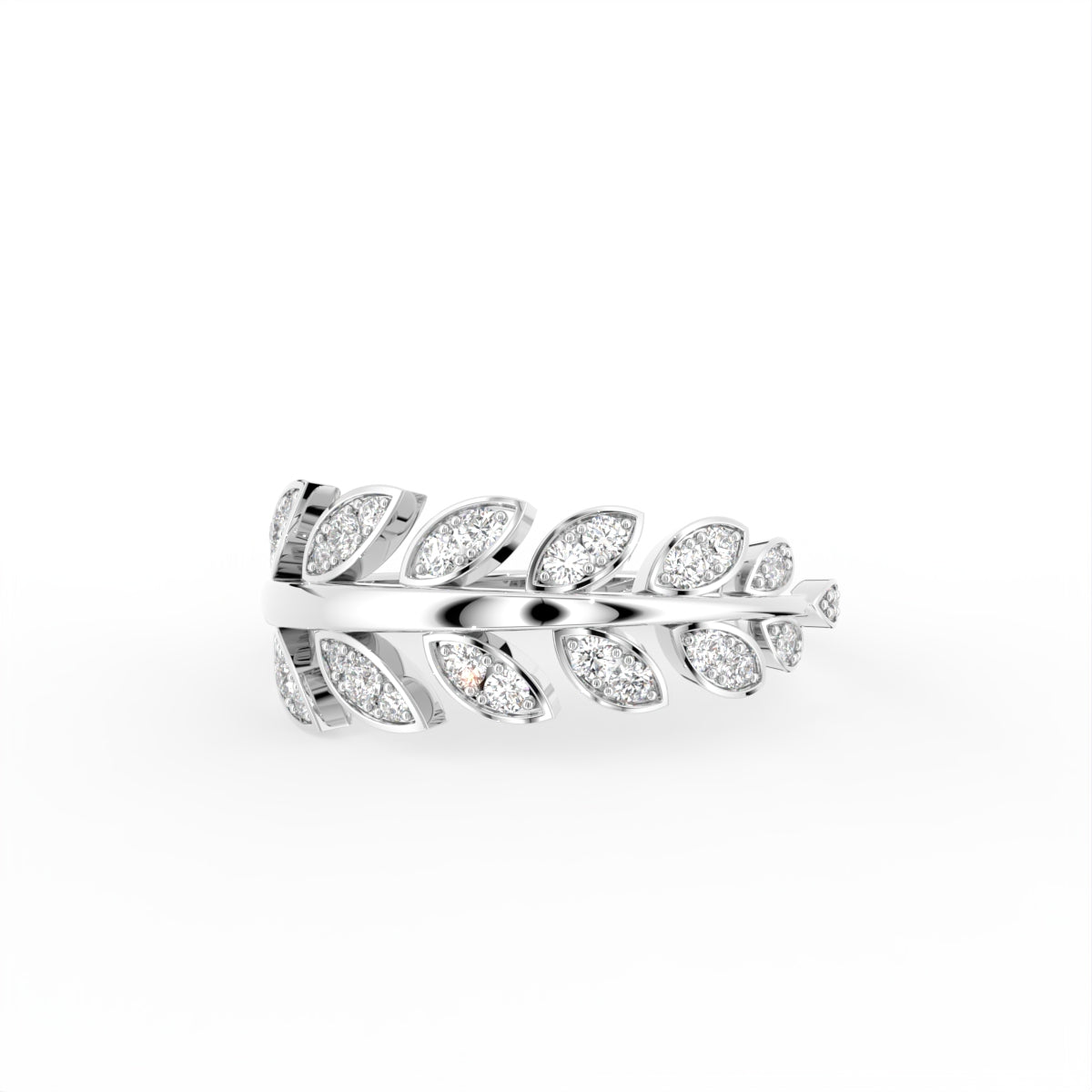 18K Bespoke Cluster Diamond Ring — TOP
