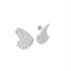 18K Lab Grown Diamond Earrings — 3D VIEW