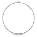 18K Classic Tennis Diamond Necklace — TOP