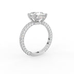 vimg:FJ5297|vimg:FJ5268|vimg:FJ5270|18K Solitaire Round Diamond Ring — 3D VIEW