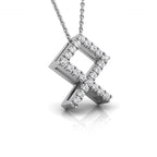 vimg:FJ1439|vimg:FJ2943|18K White Gold Othala Viking Round Diamond Pendant — RIGHT