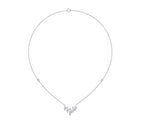 18K Minimalist Charm Diamond Necklace — TOP