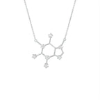 vimg:FJ3339|vimg:FJ3305|vimg:FJ3356|14K White Gold Molecule Round Diamond Pendant — FRONT