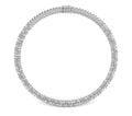 18K Oval Diamond Necklace — TOP