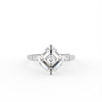 18K Asscher Diamond Ring — TOP