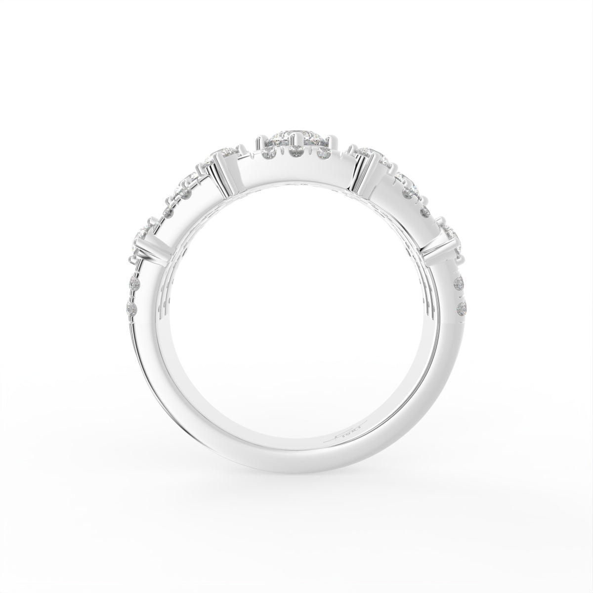 vimg:FJ6089|vimg:FJ6121|18K Round Diamond Statement Ring — FRONT