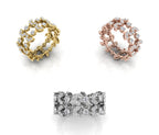 18K Bespoke Round Diamond Ring — 3 COLOR