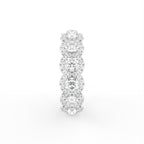 18K Full Eternity Diamond Ring — SIDE