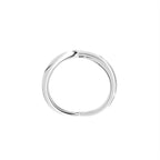 18K Rose Gold Pear Diamond Ring — FRONT