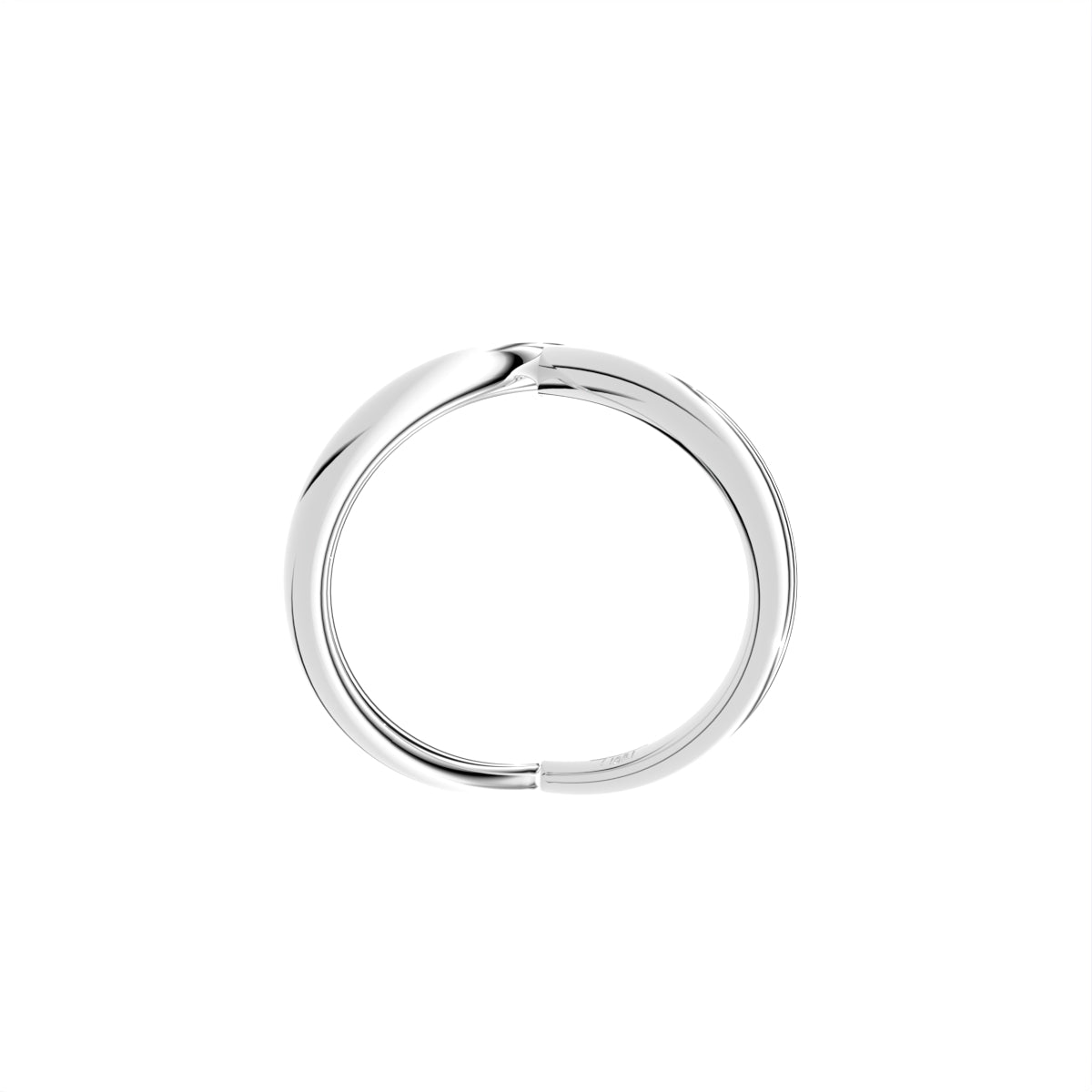 18K Rose Gold Pear Diamond Ring — FRONT