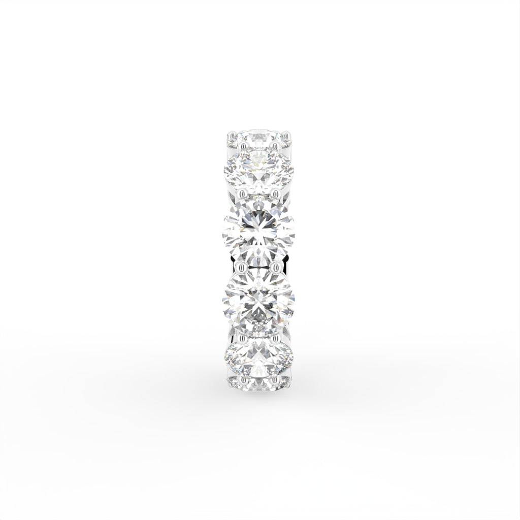 18K Eternity Diamond Ring — SIDE