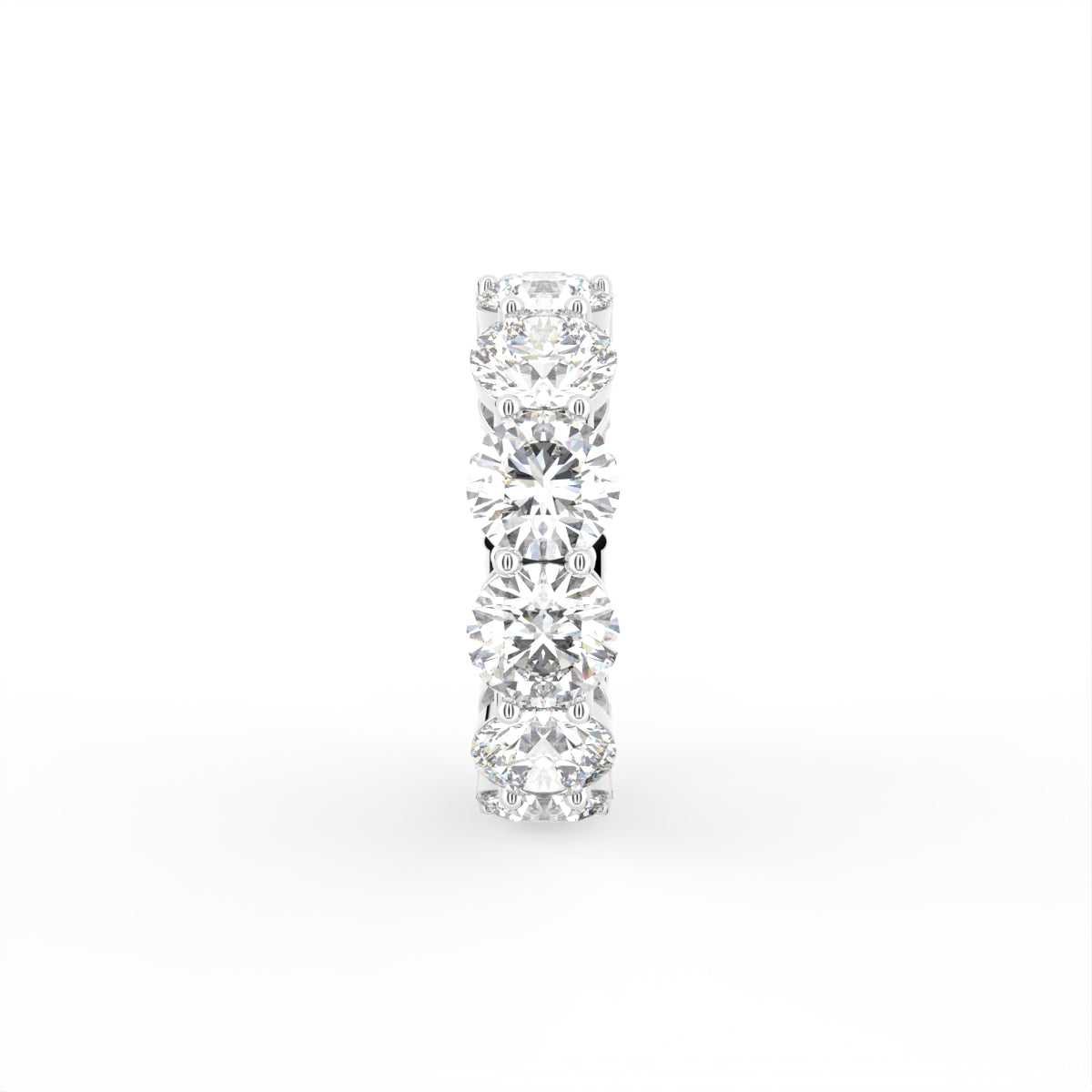 18K Eternity Diamond Ring — SIDE