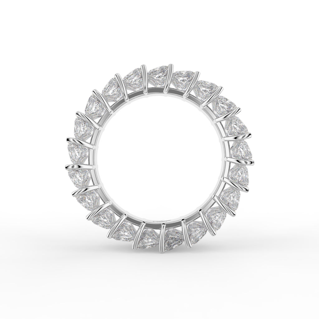 18K Princess Diamond Eternity Band — FRONT