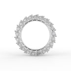 18K Princess Diamond Eternity Band — FRONT