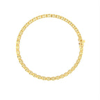 Sterling Silver Diamond Bracelet — FRONT/BACK