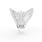 18K Bespoke Diamond Ring — SIDE