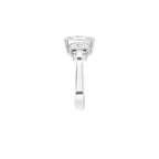 18K Trilogy Three-Stone Diamond Engagement Ring — SIDE