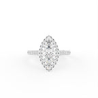 vimg:Z00308|18K Halo Marquise Diamond Engagement Ring — TOP
