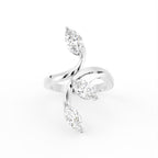 18K Bespoke Marquise Diamond Ring — TOP