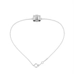 18K Gold Round Diamond Bracelet — FRONT