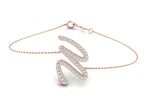 18K Alphabet Diamond Bracelet — TOP