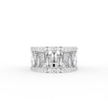 18K Full Eternity Diamond Band Ring — TOP