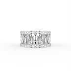 18K Full Eternity Diamond Band Ring — TOP