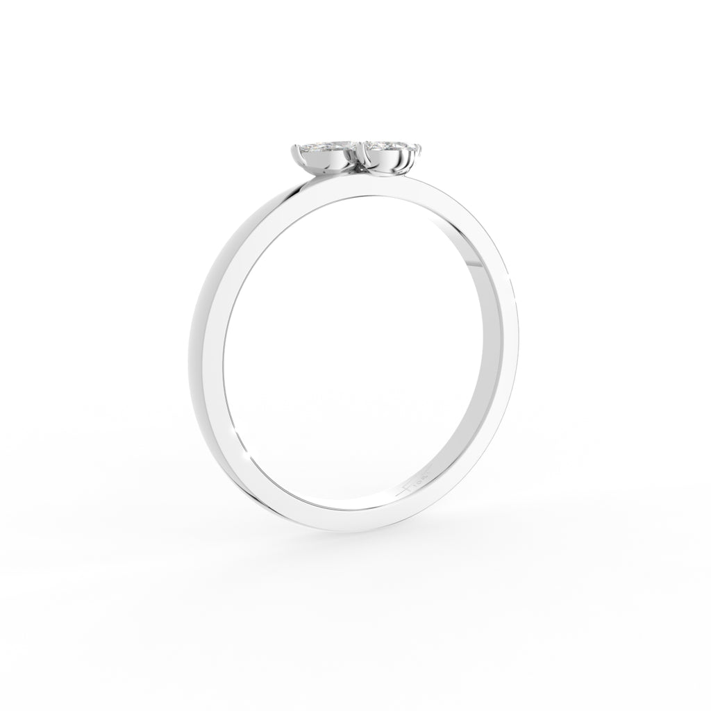 vimg:FJ6944|vimg:FJ6945|18K Bespoke Marquise Diamond Ring — 3D VIEW