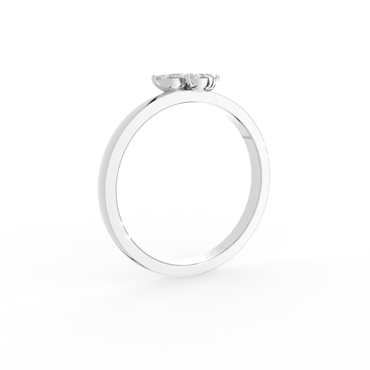 vimg:FJ6944|vimg:FJ6945|18K Bespoke Marquise Diamond Ring — 3D VIEW