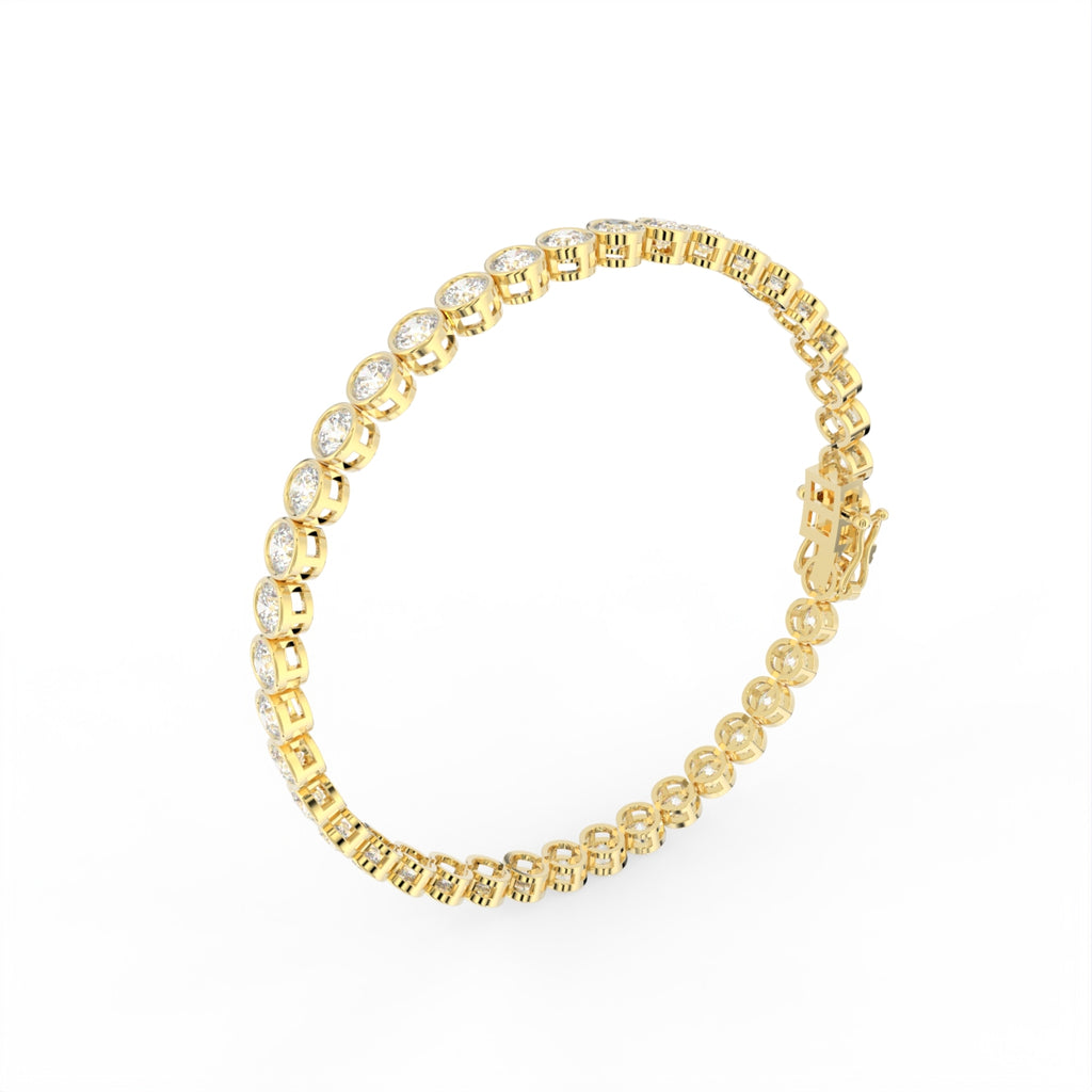 Sterling Silver Diamond Bracelet — IMAGE URL