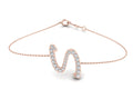 18K Alphabet Diamond Bracelet — TOP