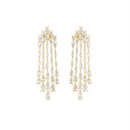 18K Marquise Diamond Drop Earrings — TOP
