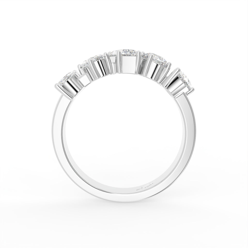 18K Mixed Cut Diamond Ring — FRONT