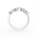 18K Mixed Cut Diamond Ring — FRONT