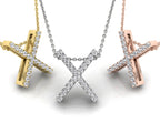 18K Viking Diamond Pendant — 3 COLOR