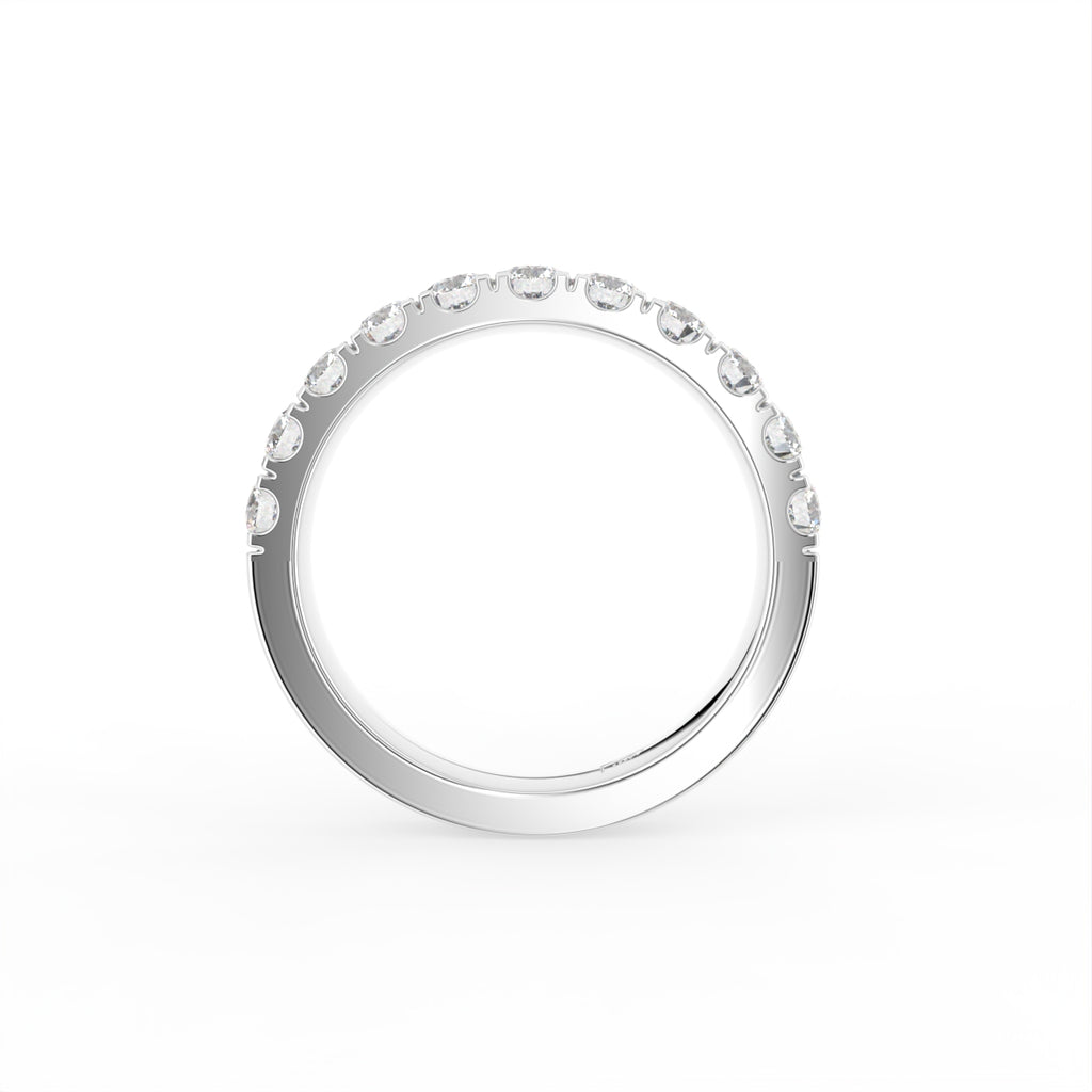 18K Bespoke Baguette Diamond Ring — FRONT