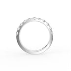18K Bespoke Baguette Diamond Ring — FRONT